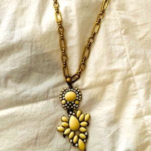 Stella and Dot Gold Chain Pendant Necklace